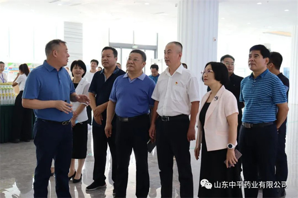 山東省“中藥突破現場觀摩會”調研組蒞臨山東中平藥業開展前期調研